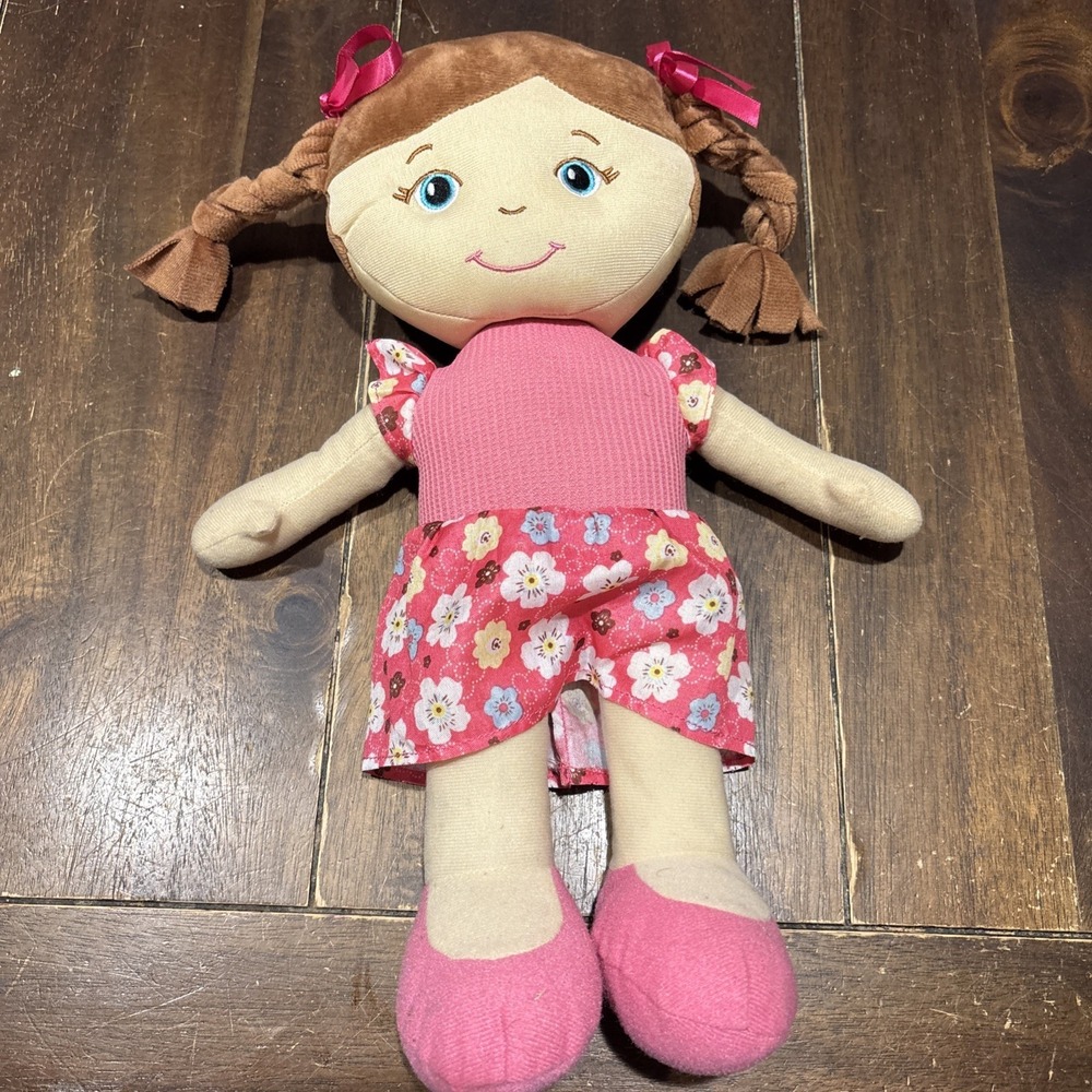 Publix Plush Doll My First Dolly Paint Splatters Embroidered Eyes 2024 Soft Doll